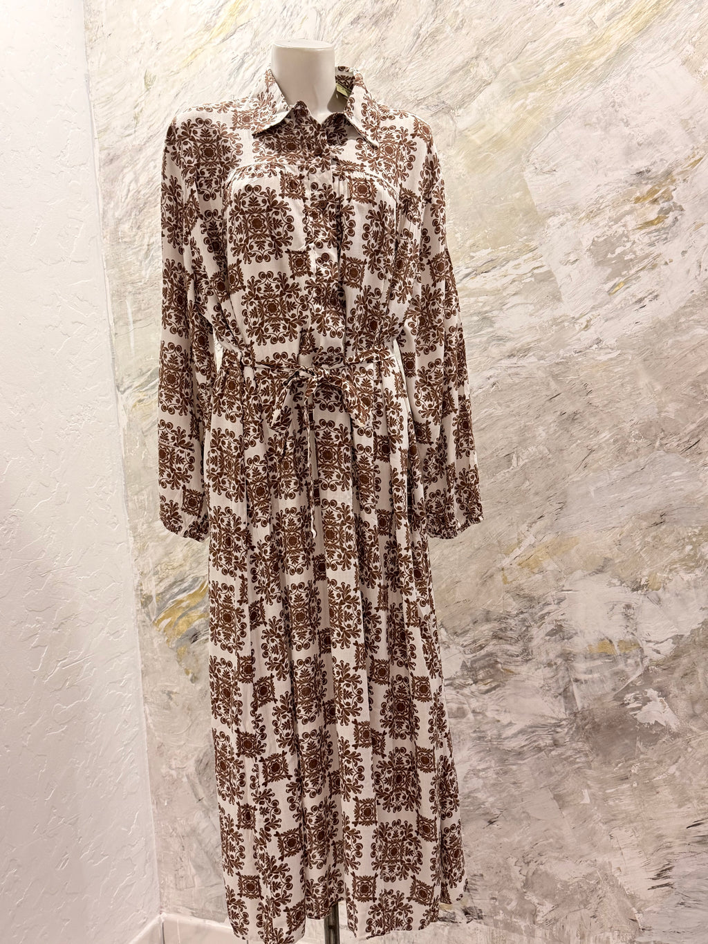 robe Lusa colle chemise