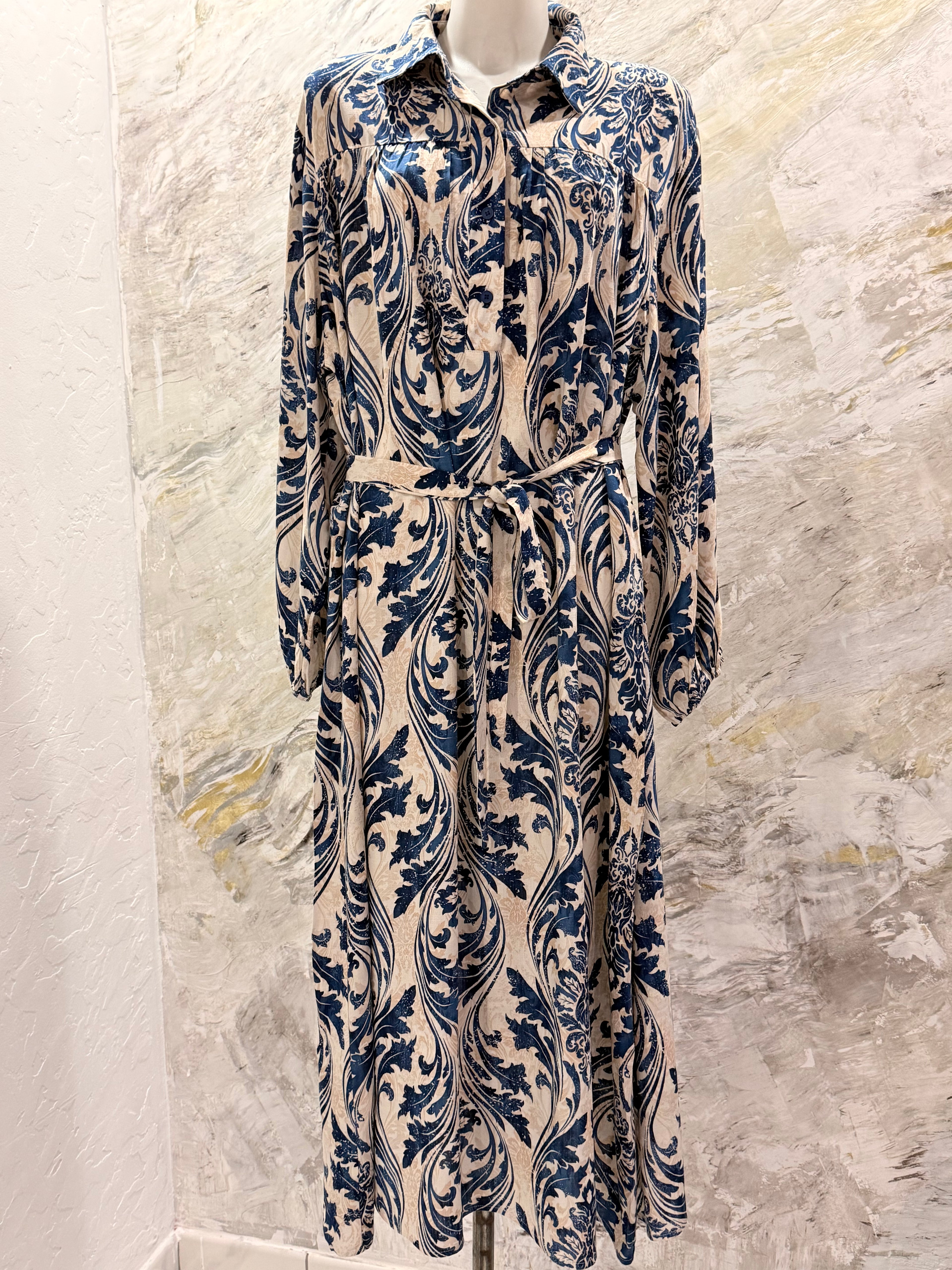 robe Lusa colle chemise