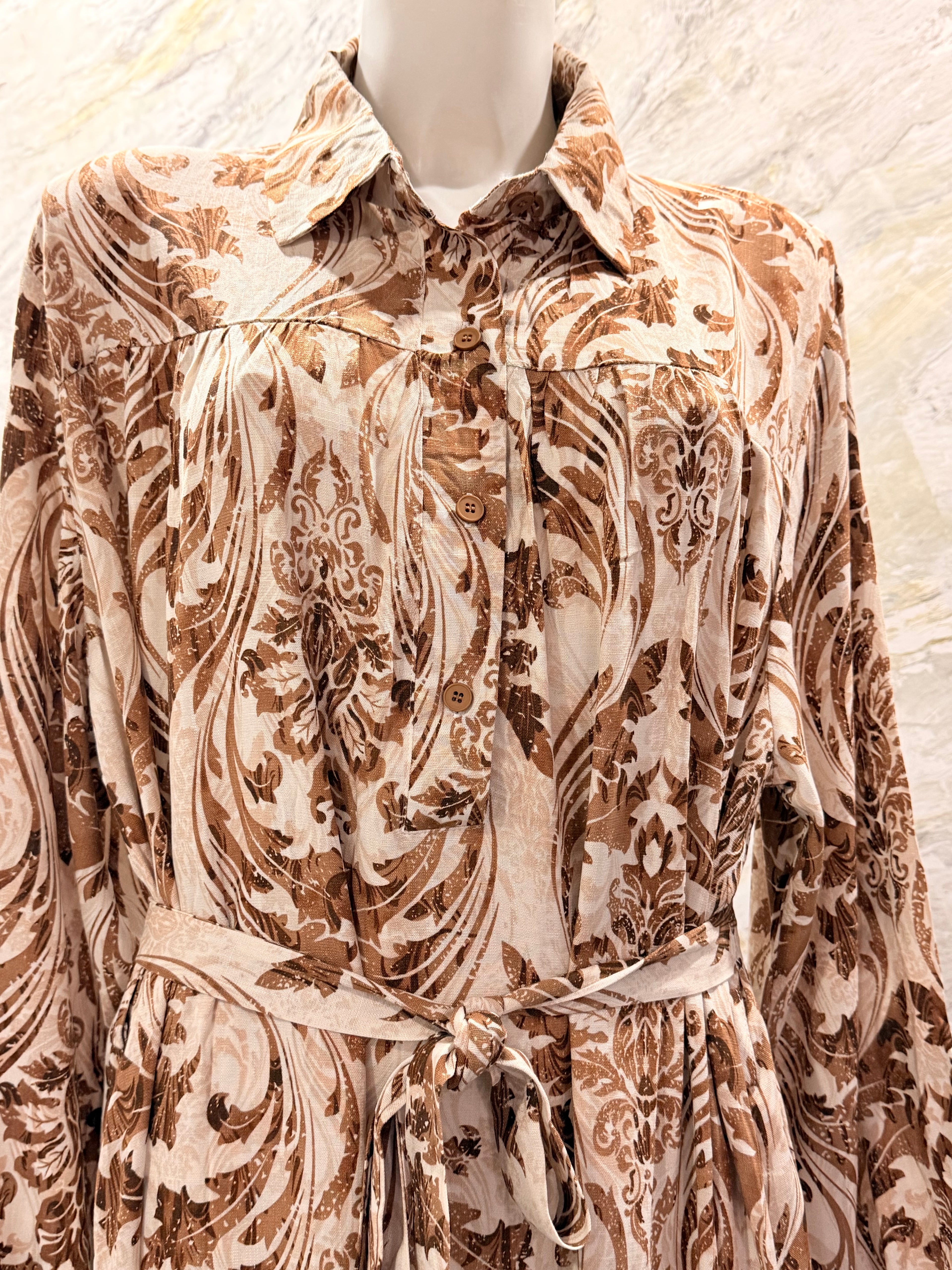 robe Lusa colle chemise